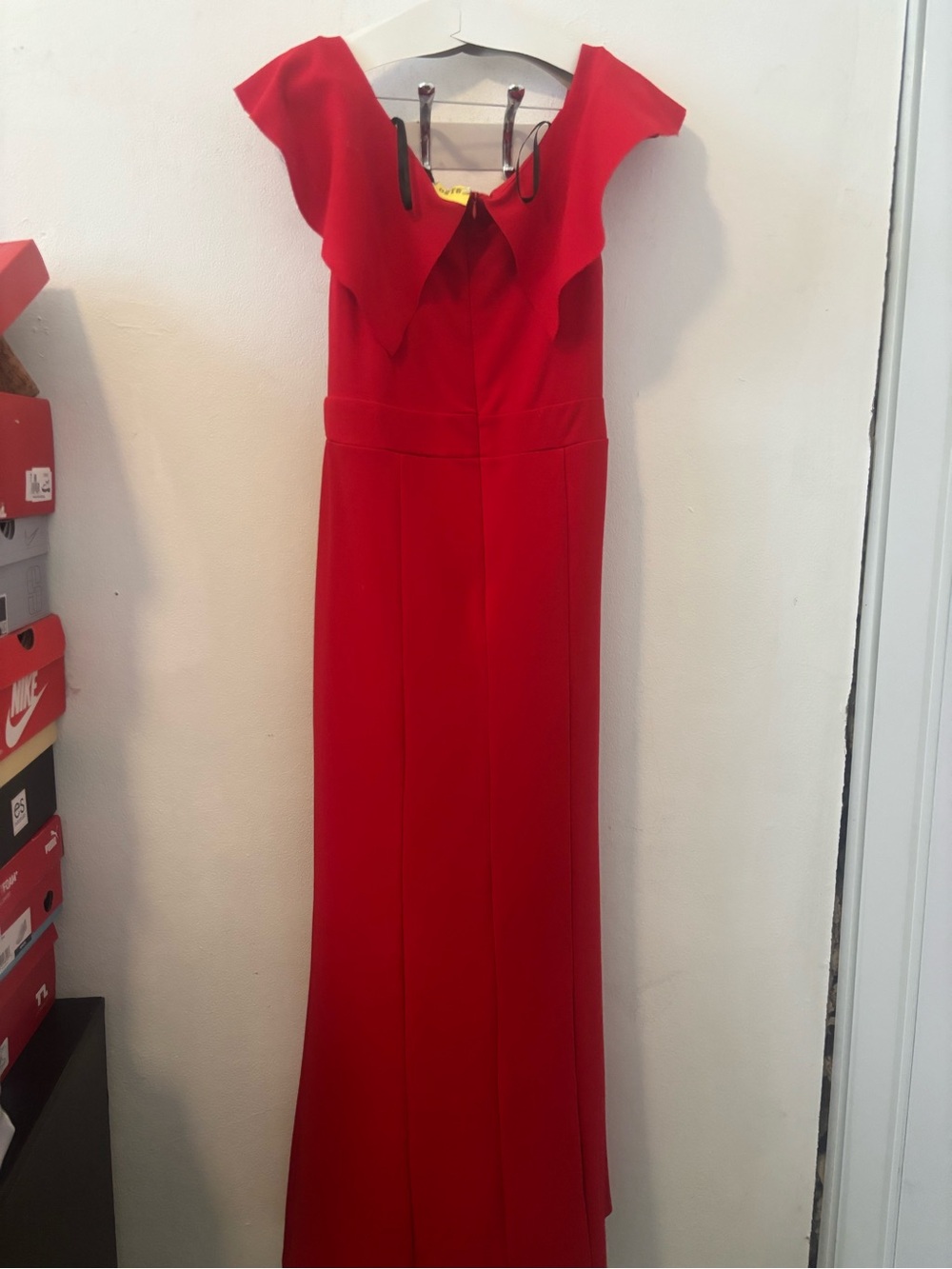 Elegant Red Maxi Dress